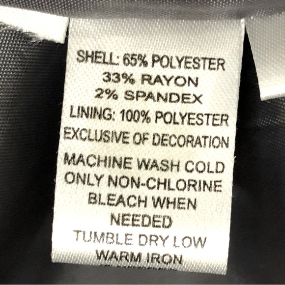 Loft gray slim pencil skirt with black lace side detail size10 - Picture 7 of 8